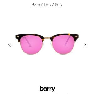 DIFF Barry Sunglasses- Pink Polarized
